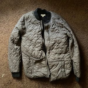 Democracy jacket with fuzzy inside